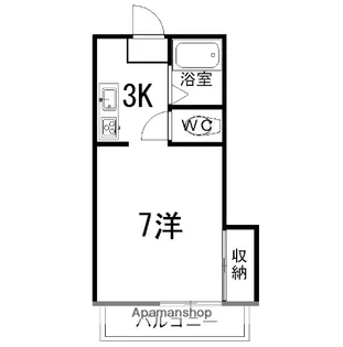 ハイツイーストクラウド【402号室】の間取り