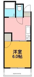 コーポフジ【4階】の間取り