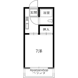 ライトハウス大津Ⅰ【106号室】の間取り