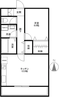 アバンギャルド愛ランド【202号室】の間取り