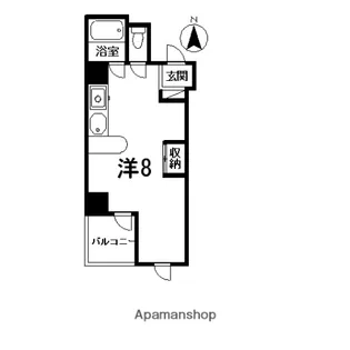 エトワール南はりまや【102号室】の間取り
