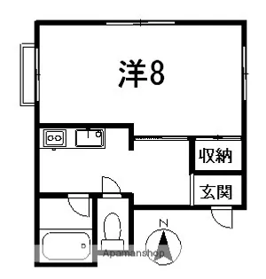 クリスタルハイツ【5階】の間取り
