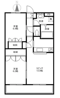 プリオール西野 壱番館【2階】の間取り