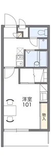レオパレスアデッソⅡ【305号室】の間取り