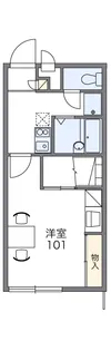 1Kの間取り画像