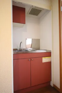 レオパレスグリーンパル のいち【110号室】のキッチン