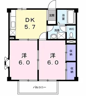 メゾンリーヴM・K【1階】の間取り