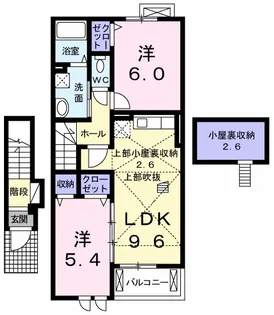 フェリーチェ ラパン【2階】の間取り