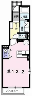 ルミエール カモチ A【1階】の間取り
