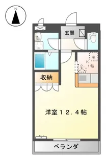 プリオール西野 弐番館【102号室】の間取り