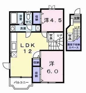 アネックス都Ⅱ【2階】の間取り