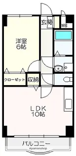 マリベールAOYAGI【2階】の間取り