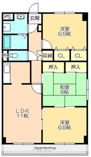 3LDKの間取り画像