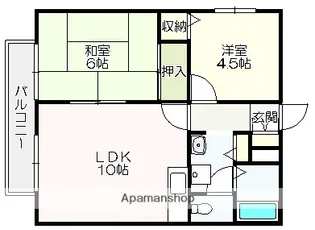 カーサ150【A 203号室】の間取り