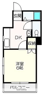 オレンジハイツ【201号室】の間取り