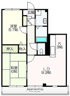 メゾン・ラフィネ【203号室】の間取り