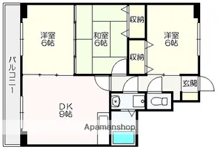ロゼ3【9階】の間取り