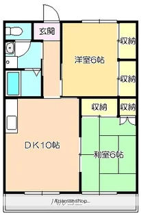 ハイツフジオ【203号室】の間取り