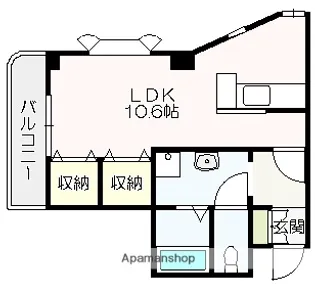 メゾンSEI【3階】の間取り
