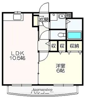 マリベールC&K【3階】の間取り