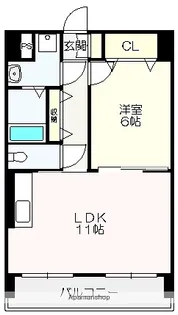 グランドール百石Ⅰ【602号室】の間取り