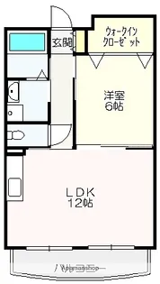 マリベールTANOUCHIⅡ番館【111号室】の間取り