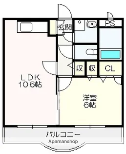 マリベールFK二葉【3階】の間取り