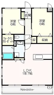 グランドール百石Ⅱ【503号室】の間取り