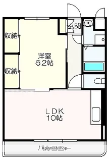マリベール天龍【103号室】の間取り