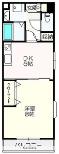 プルミエール【401号室】の間取り
