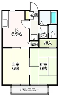 津ノ宮ガーデン【B201号室】の間取り