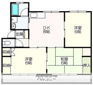 クレールイワタ【1階】の間取り