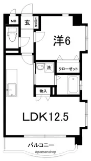 マリベール幸町ガーデン【501号室】の間取り