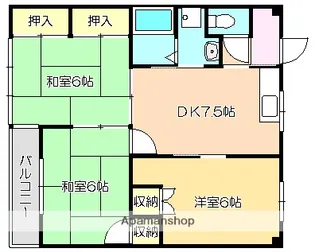 マンションベスタ【4階】の間取り