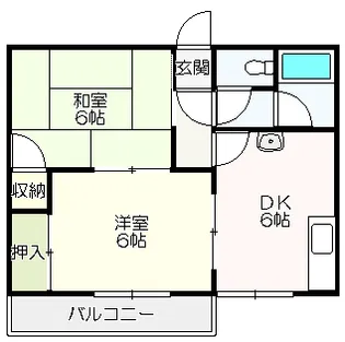 メゾン音三郎【3階】の間取り
