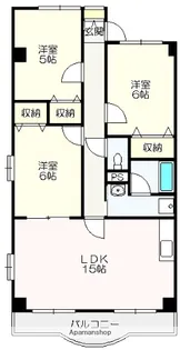 リップルガーデンⅡ【1階】の間取り