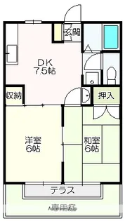 カレントハウスⅠ【102号室】の間取り