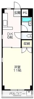 武内マンション【201号室】の間取り