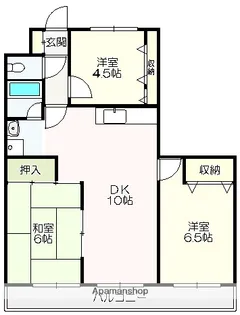 クレールシャンブル21【303号室】の間取り
