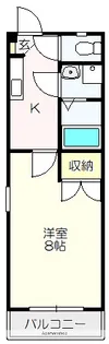 サンホーム南国【101号室】の間取り