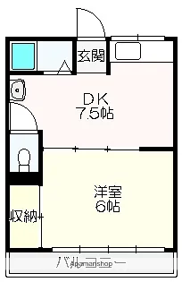 ロイヤル一宮【302号室】の間取り
