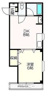 DRハウスⅠ【2階】の間取り