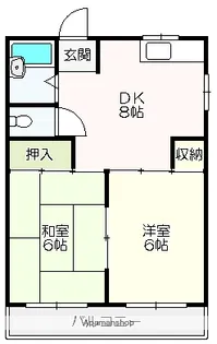 澤田マンション【301号室】の間取り