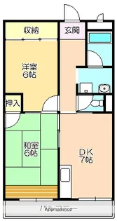 高須グランドハイツ【401号室】の間取り