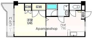 ドリームハウスⅢ【307号室】の間取り