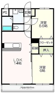 マリベールアスカ【101号室】の間取り
