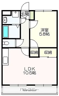モーメントヤマイチ【2階】の間取り