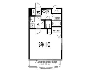 メゾンK2アクシス【101号室】の間取り