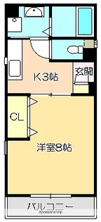 シルクハウス【301号室】の間取り