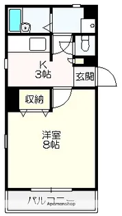 シルクハウス【401号室】の間取り